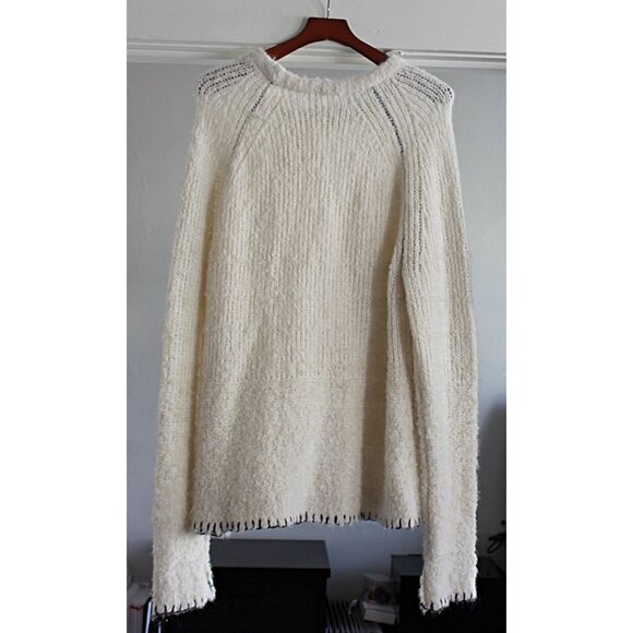 Raquel Allegra - Alpaca + Wool Open Knit Pullover- NWOT from Nordstrom Rack - Picture 6 of 12